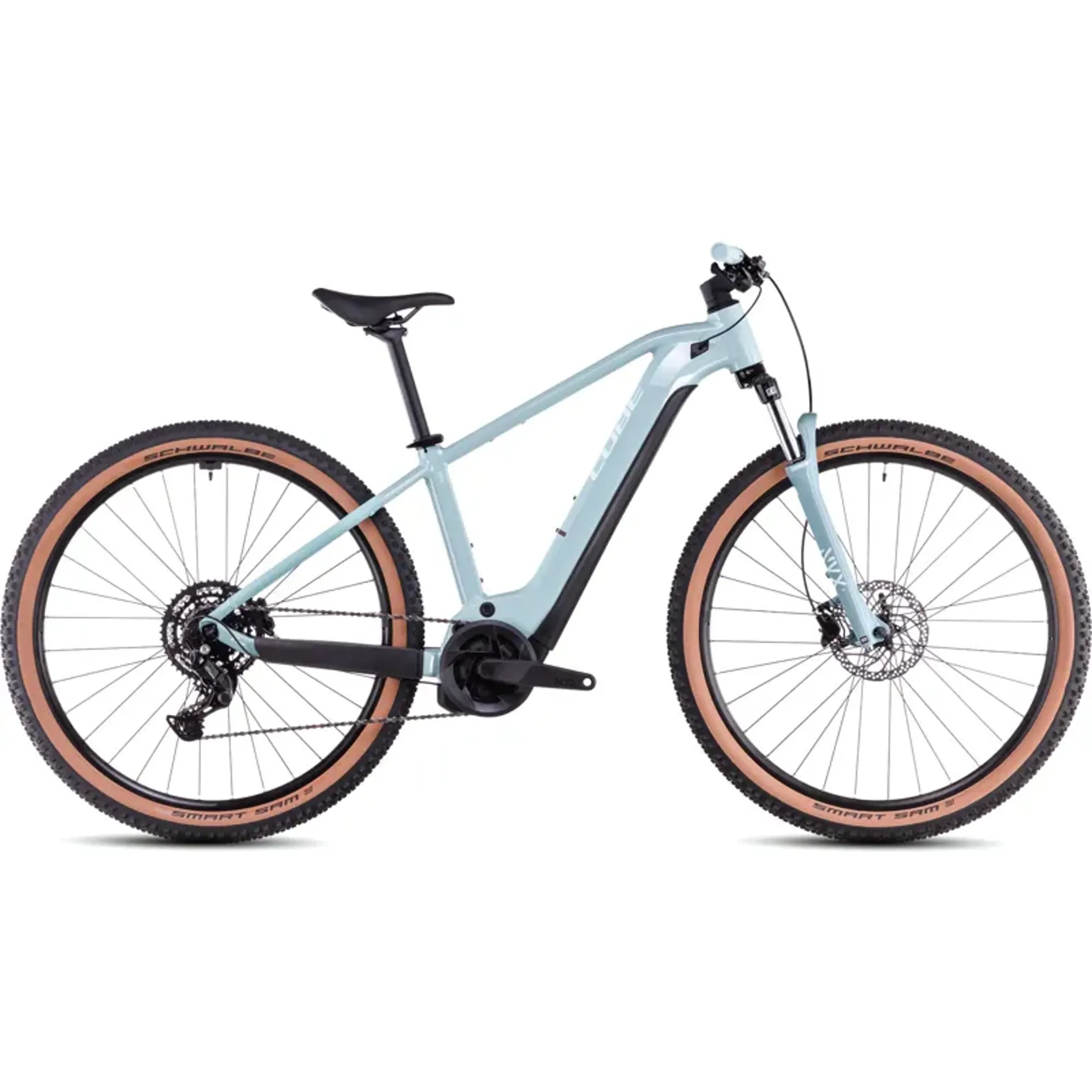 Cube Reaction Hybrid Performance 500 Electric Bike in Skylight Blue/White