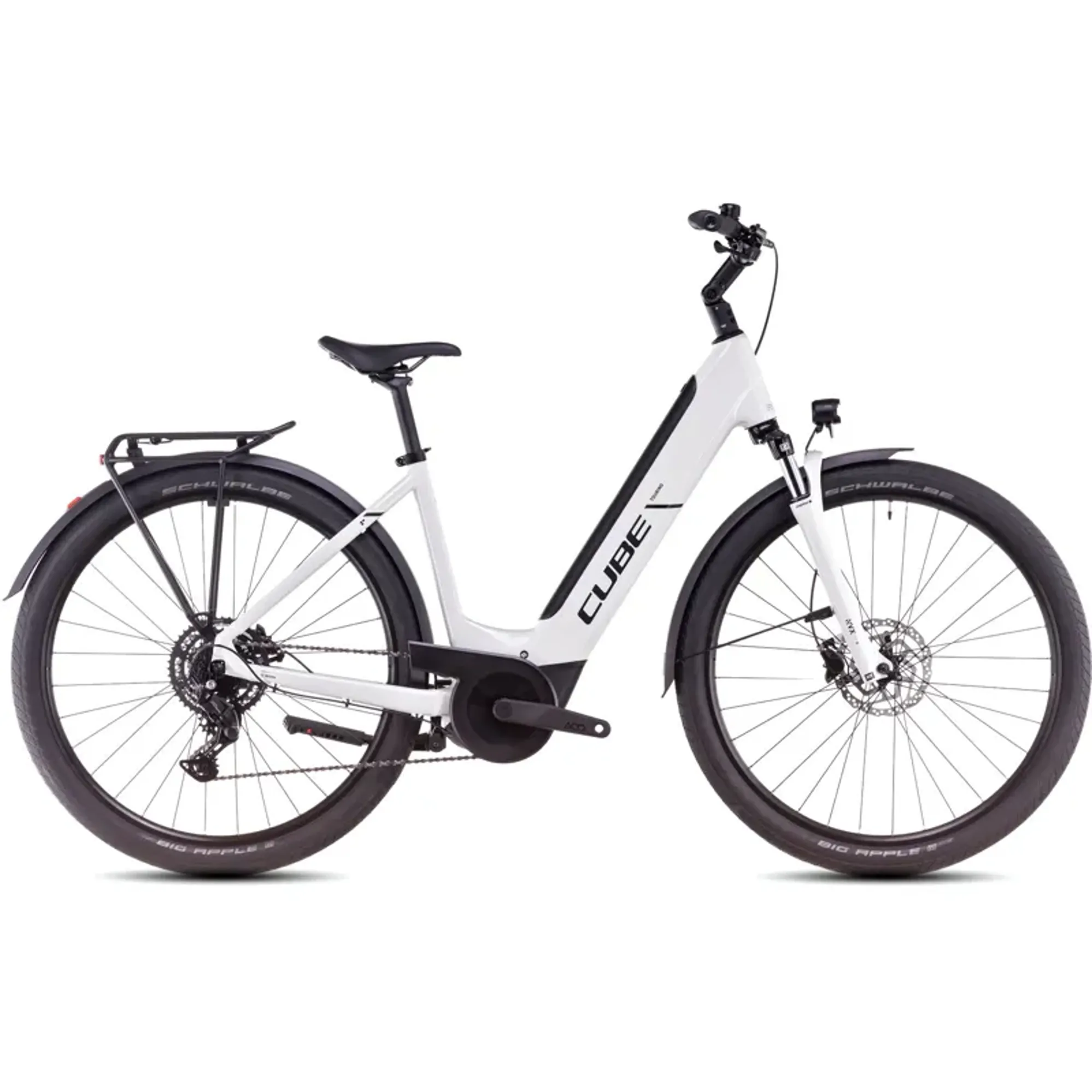 Cube Touring Hybrid One 500 EE Electric Bike in Cotton/Black