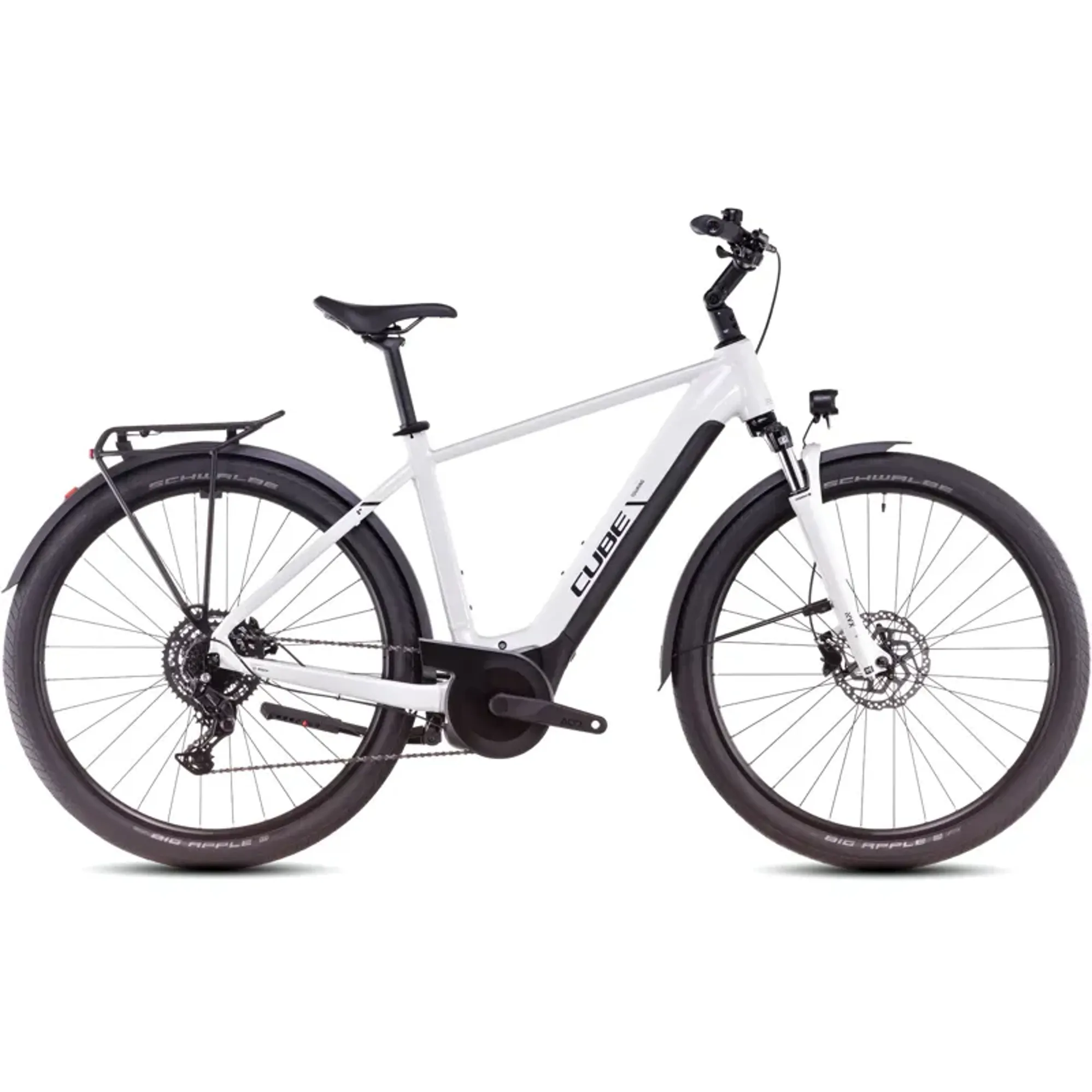 Cube Touring Hybrid One 625 Electric Bike in Cotton/Black