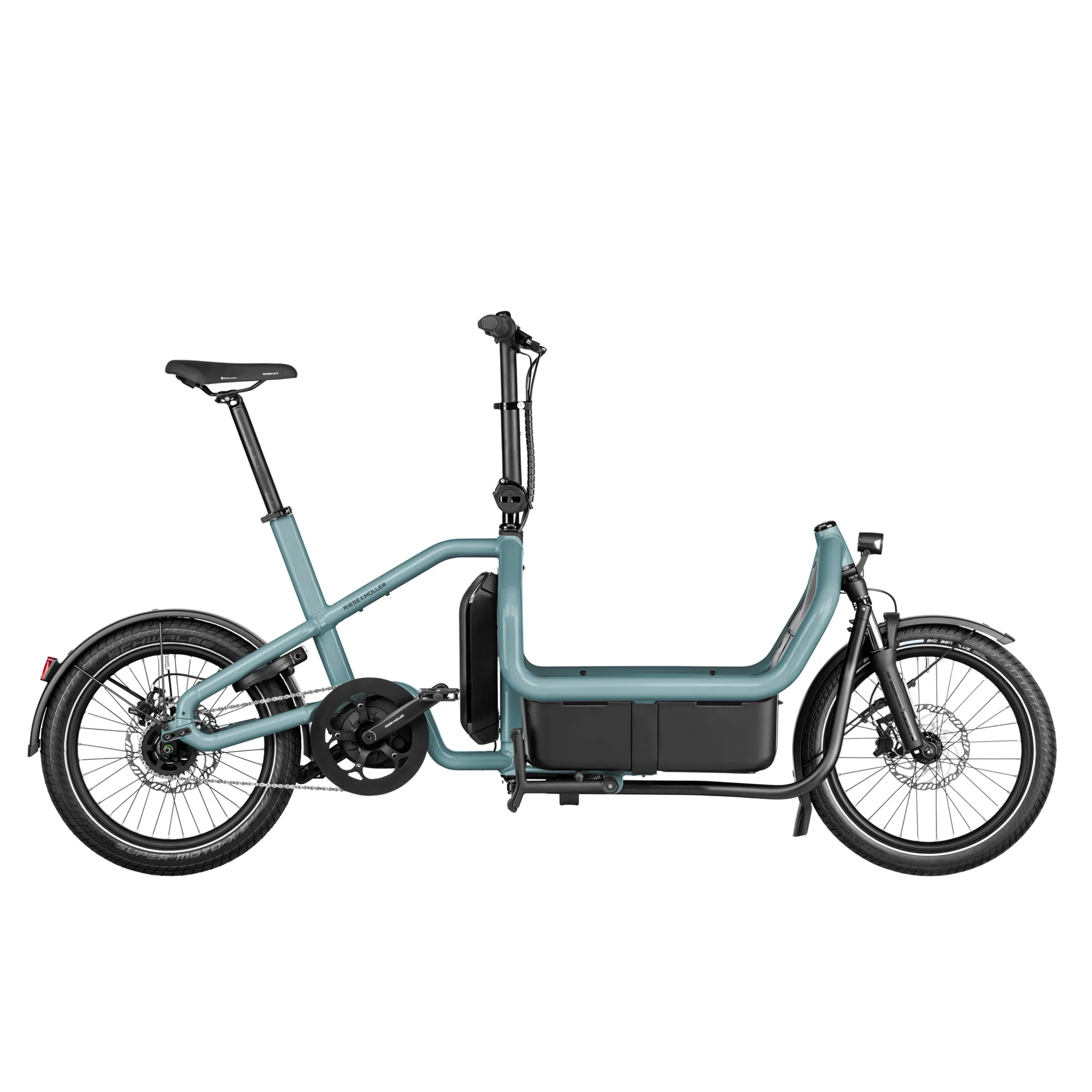 Riese and Muller Carrie Electric Bike Aqua